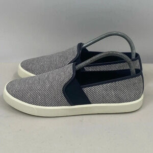 Vince Blair Slip On Sneakers shoes Womens Size 9 Gray Black
